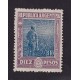 ARGENTINA 1912 GJ 361 ESTAMPILLA NUEVA CON GOMA U$ 73
